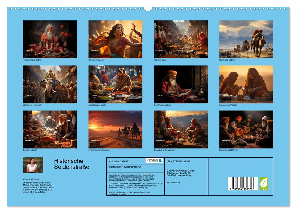 Historische Seidenstraße (CALVENDO Premium Wandkalender 2027)