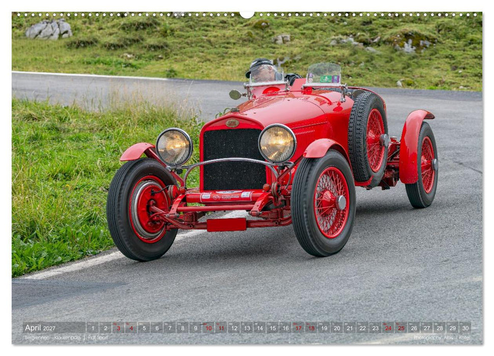 Bergrennen – Klausenpass (CALVENDO Wandkalender 2027)