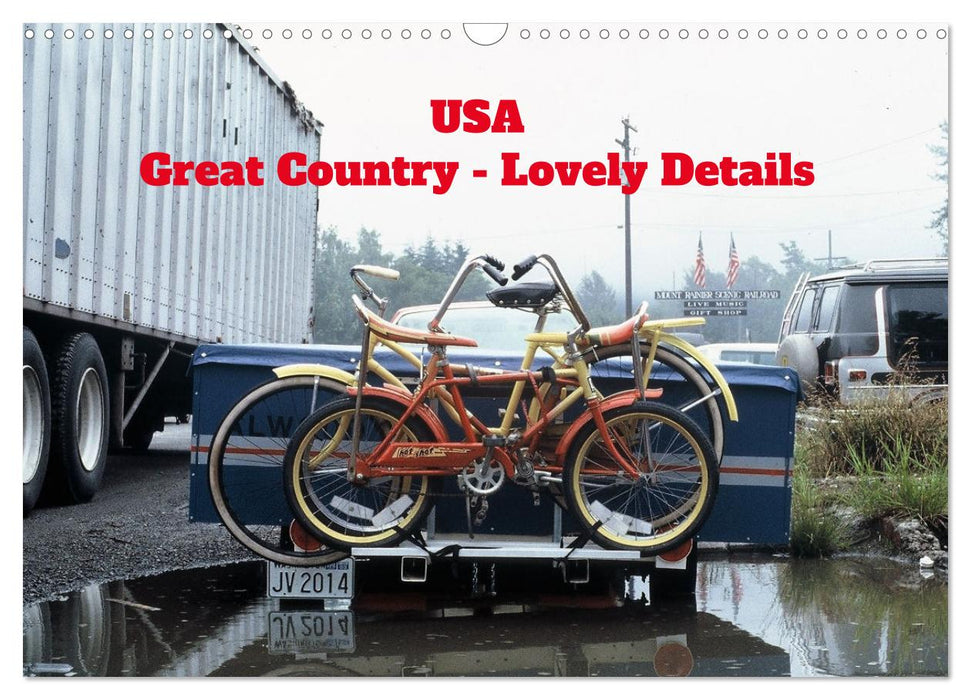 USA Great Country - Lovely Details (CALVENDO Monthly Calendar 2027)