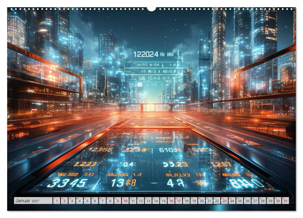 KI UND METAVERSE Algorithmen sowie virtuelle Realität (CALVENDO Premium Wandkalender 2027)