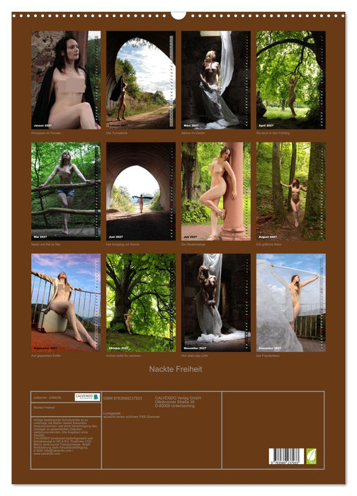 Nackte Freiheit (CALVENDO Wandkalender 2027)
