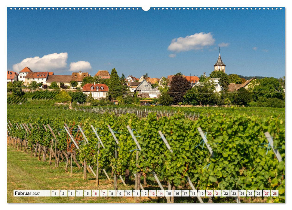 Die Elsässer Weinstraße (CALVENDO Wandkalender 2027)