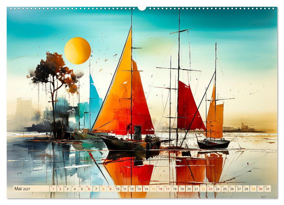 Segeln, der Traum beginnt (CALVENDO Premium Wandkalender 2027)