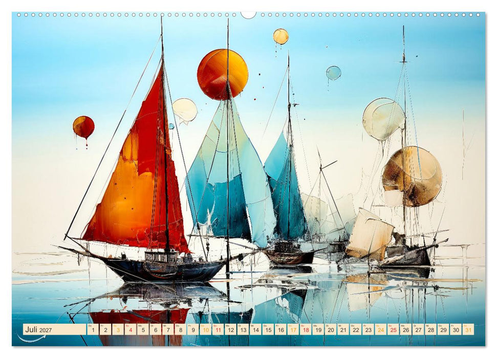 Segeln, der Traum beginnt (CALVENDO Premium Wandkalender 2027)