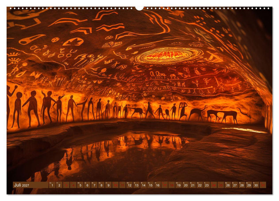 Steinzeit Galerie (CALVENDO Premium Wandkalender 2027)