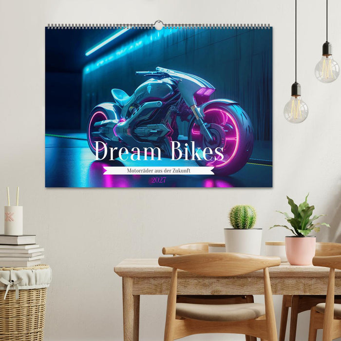Dream Bikes - Motorräder aus der Zukunft (CALVENDO Wandkalender 2027)