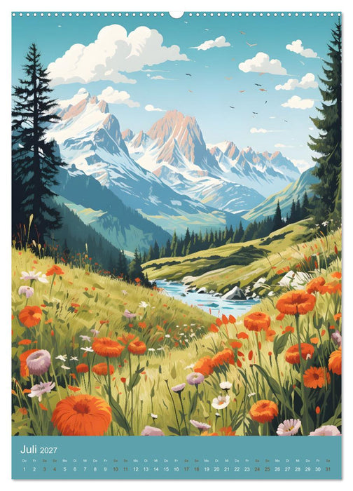 Fantasievolle Idylle (CALVENDO Premium Wandkalender 2027)