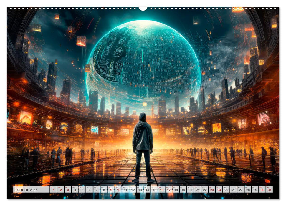 Krypto und Blockchain (CALVENDO Premium Wandkalender 2027)