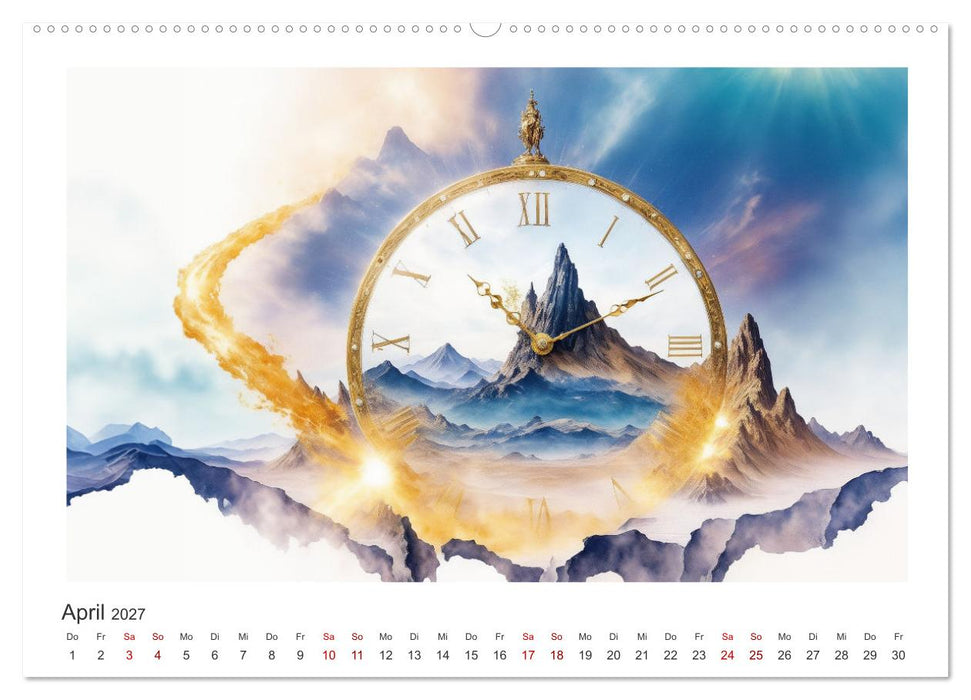 Zeit ist abstrakt (CALVENDO Wandkalender 2027)