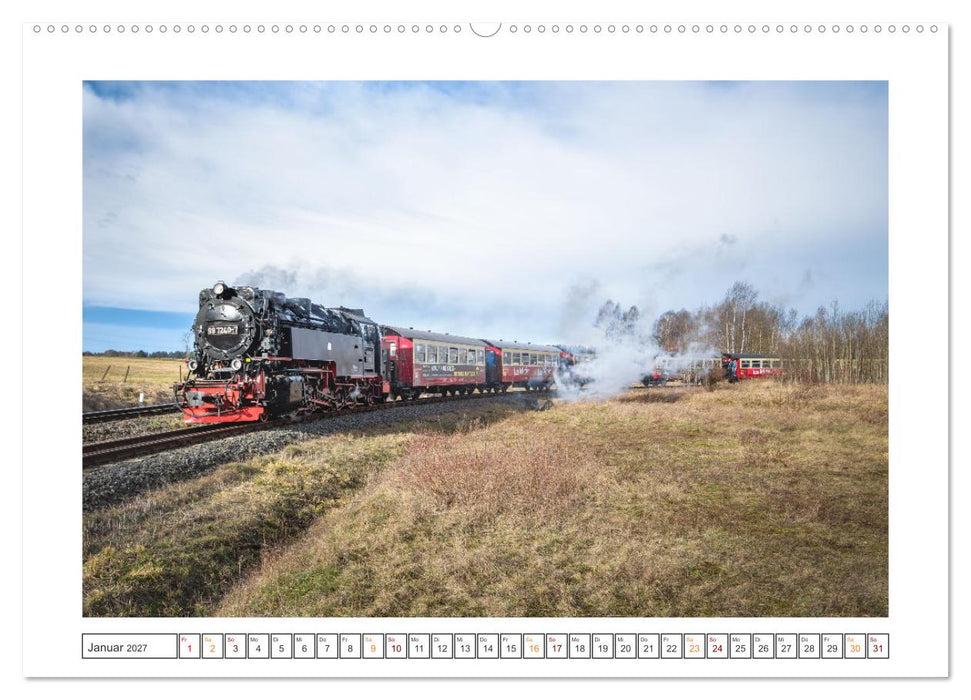 Museumsbahnen auf Tour (CALVENDO Premium Wandkalender 2027)