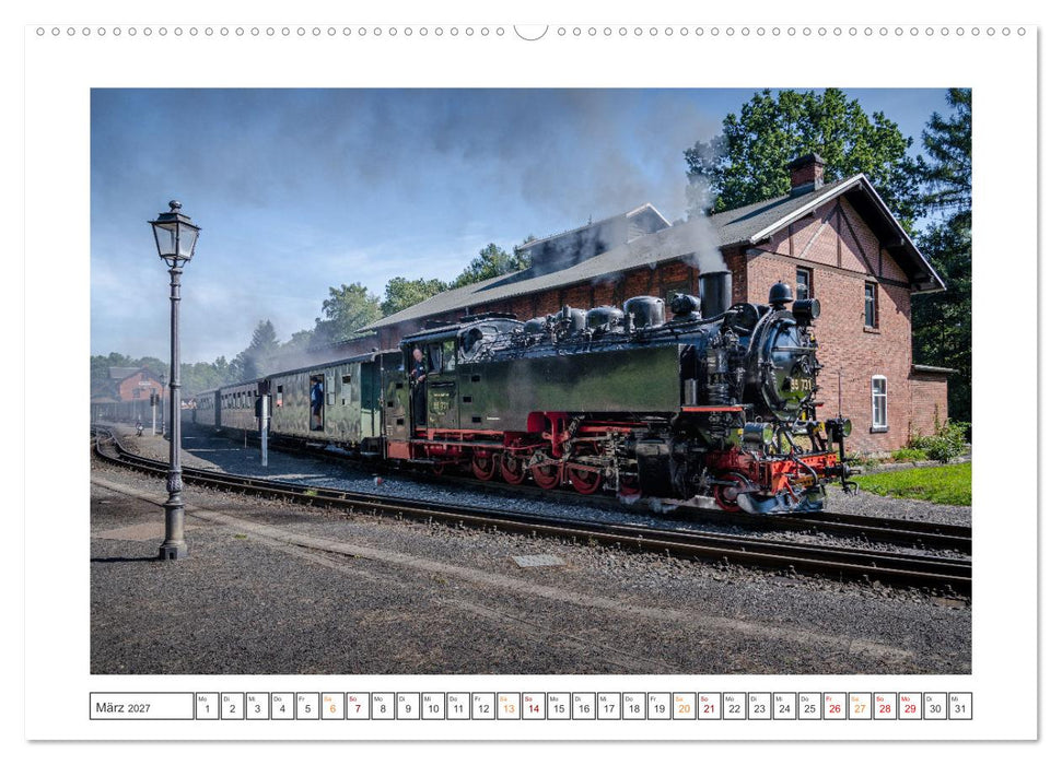 Museumsbahnen auf Tour (CALVENDO Premium Wandkalender 2027)