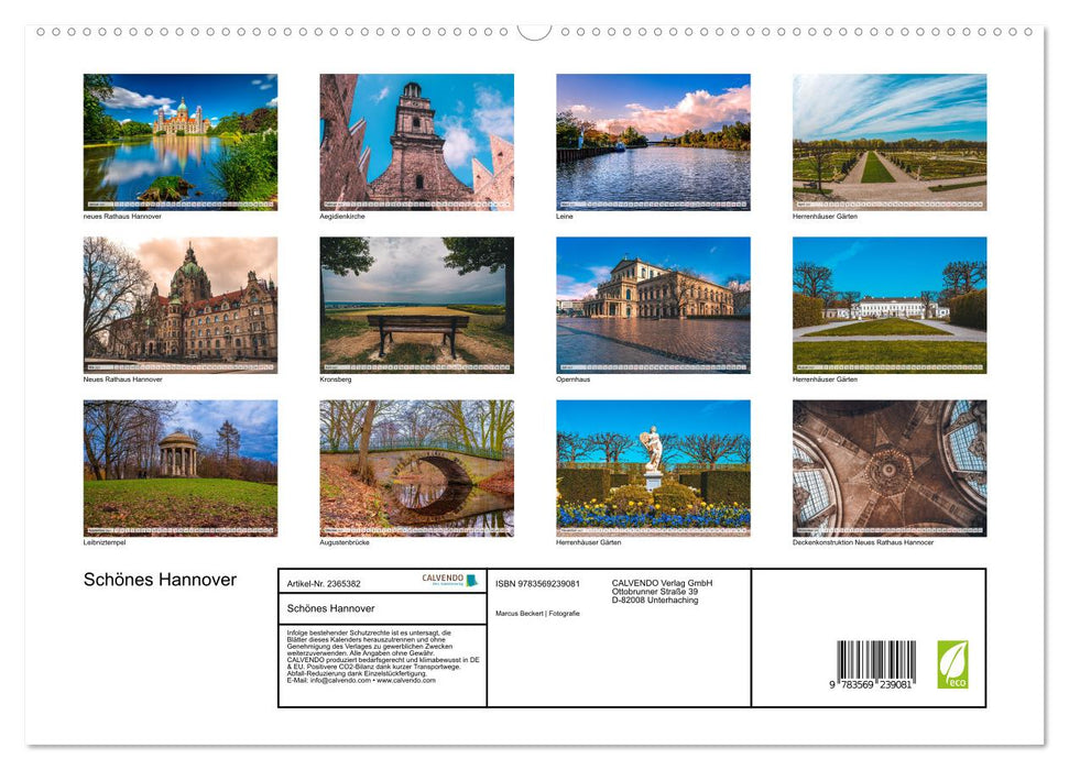 Schönes Hannover (CALVENDO Premium Wandkalender 2027)