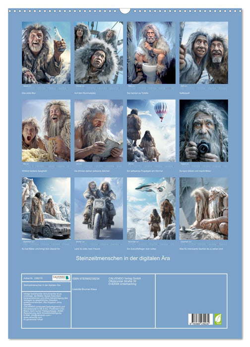 Steinzeitmenschen in der digitalen Ära (CALVENDO Wandkalender 2027)