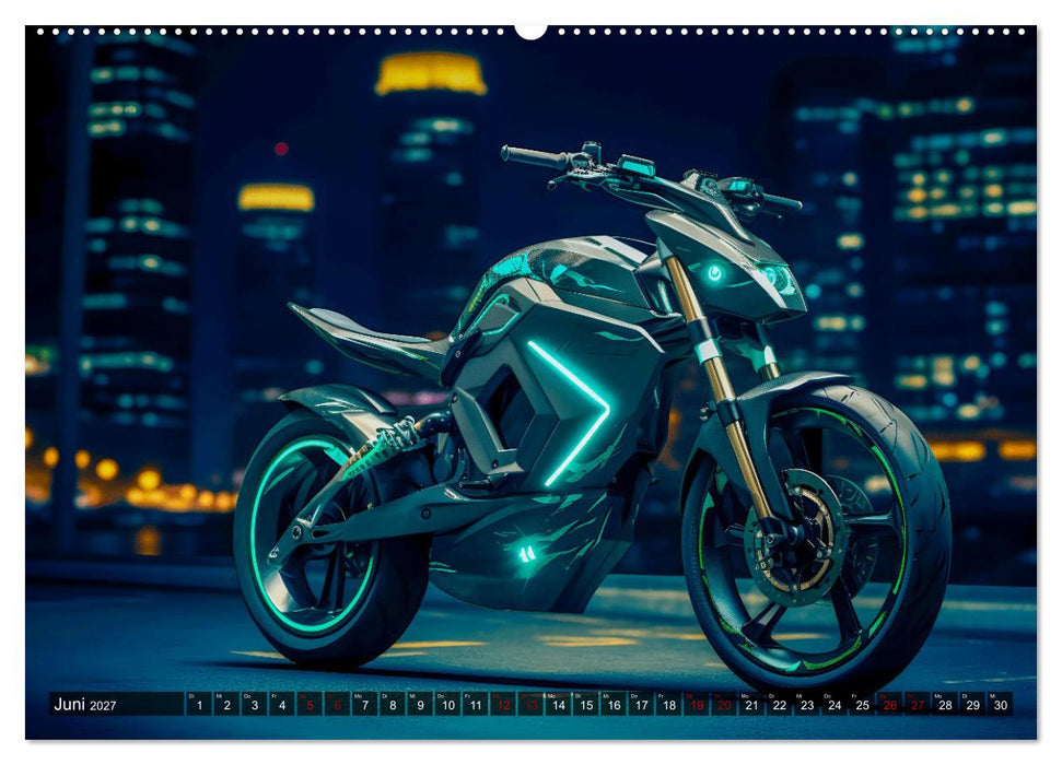 Dream Bikes - Motorräder aus der Zukunft (CALVENDO Premium Wandkalender 2027)