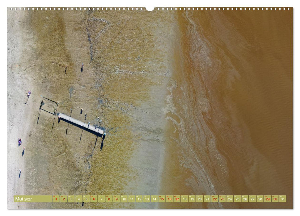 neunziggrad I photoart: das wattenmeer von oben (CALVENDO Wandkalender 2027)