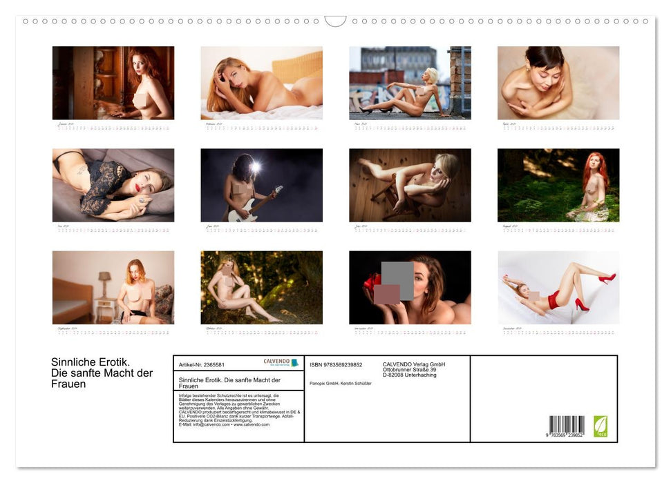 Sinnliche Erotik. Die sanfte Macht der Frauen (CALVENDO Wandkalender 2027)