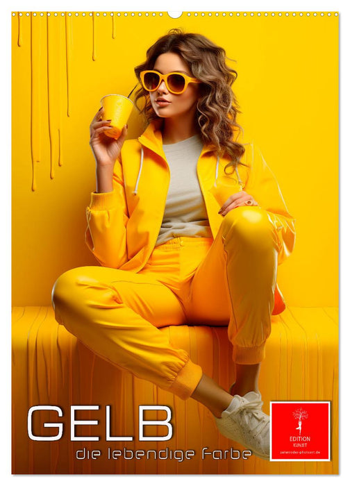 Gelb, die lebendige Farbe (CALVENDO Wandkalender 2027)