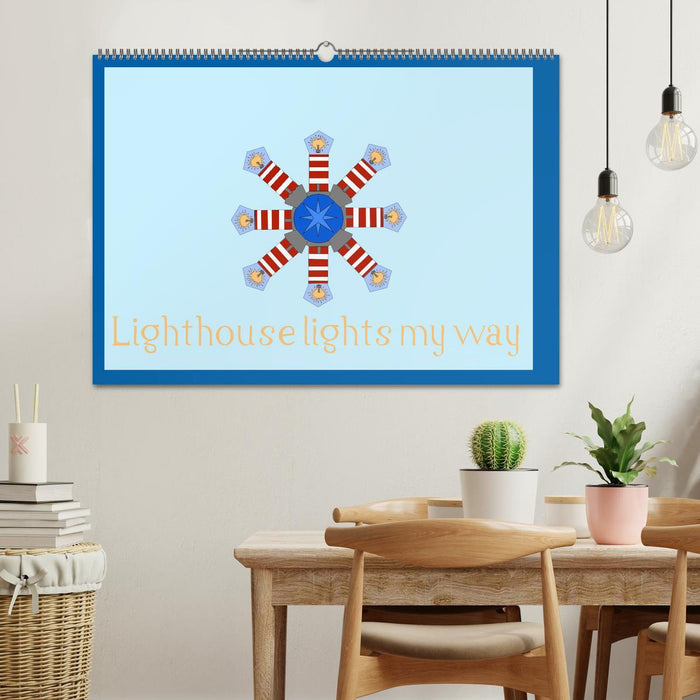 Lighthouse lights my way (CALVENDO Monthly Calendar 2027)
