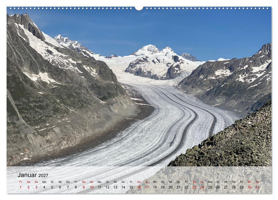 Alpenauszeit - Schweizer Bergsommermomente für die Seele (CALVENDO Wandkalender 2027)