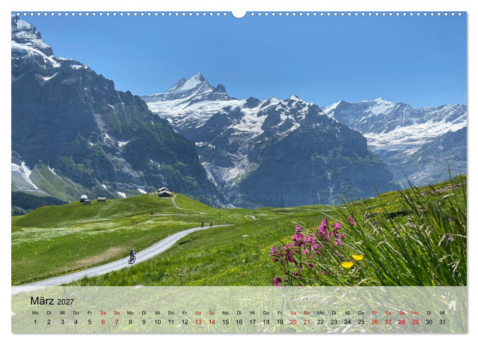 Alpenauszeit - Schweizer Bergsommermomente für die Seele (CALVENDO Wandkalender 2027)
