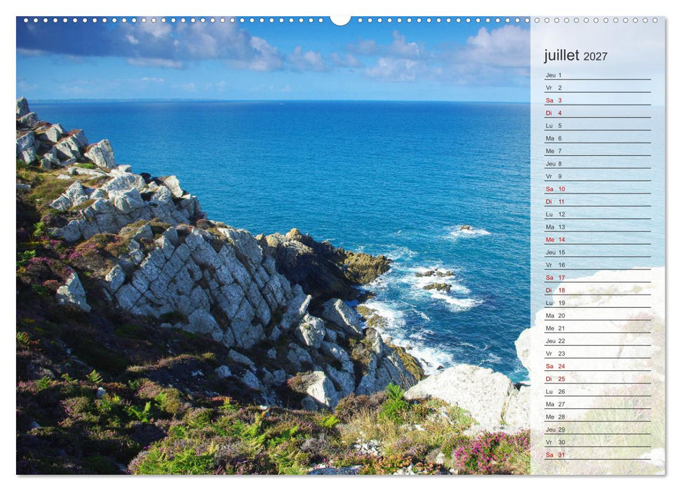 Bretagne La presqu'île de Crozon (CALVENDO Calendrier supérieur 2027)