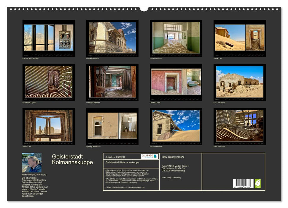 Geisterstadt Kolmannskuppe (CALVENDO Wandkalender 2027)