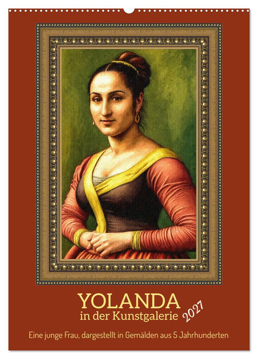 Yolanda in der Kunstgalerie (CALVENDO Wandkalender 2027)