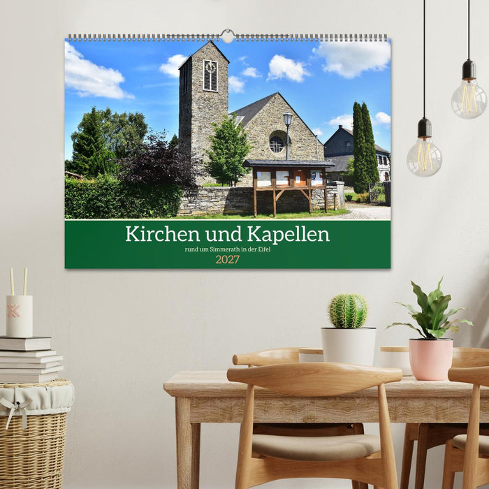 Kirchen und Kapellen rund um Simmerath (CALVENDO Wandkalender 2027)