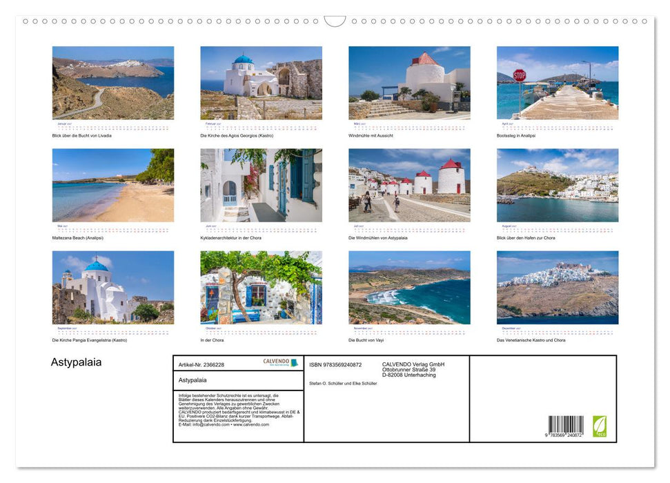 Astypalaia (CALVENDO Wandkalender 2027)