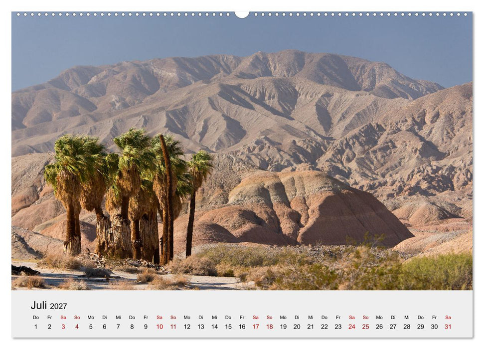 Kalifornien - Küsten und Wüsten, Städte und Berge (CALVENDO Premium Wandkalender 2027)