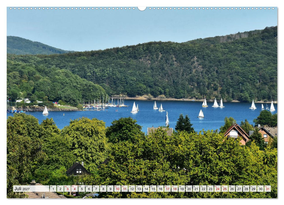 Rurberg und Woffelsbach - Leben wo andere Urlaub machen, in der Eifel (CALVENDO Premium Wandkalender 2027)