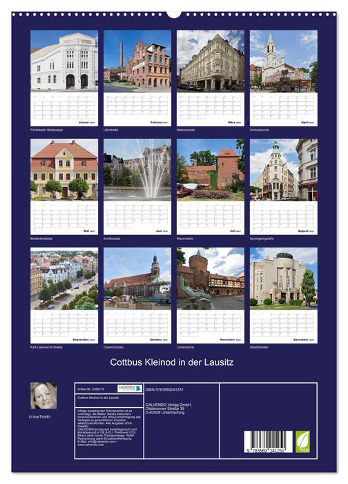 Cottbus Kleinod in der Lausitz (CALVENDO Premium Wandkalender 2027)
