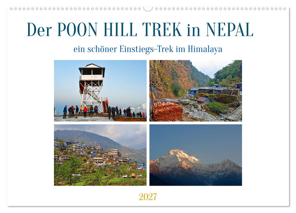 Der POON HILL TREK in NEPAL (CALVENDO Wandkalender 2027)