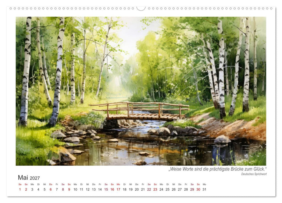 Brückenromantik (CALVENDO Premium Wandkalender 2027)