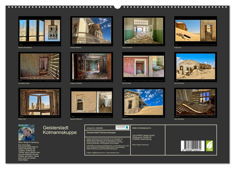 Geisterstadt Kolmannskuppe (CALVENDO Premium Wandkalender 2027)