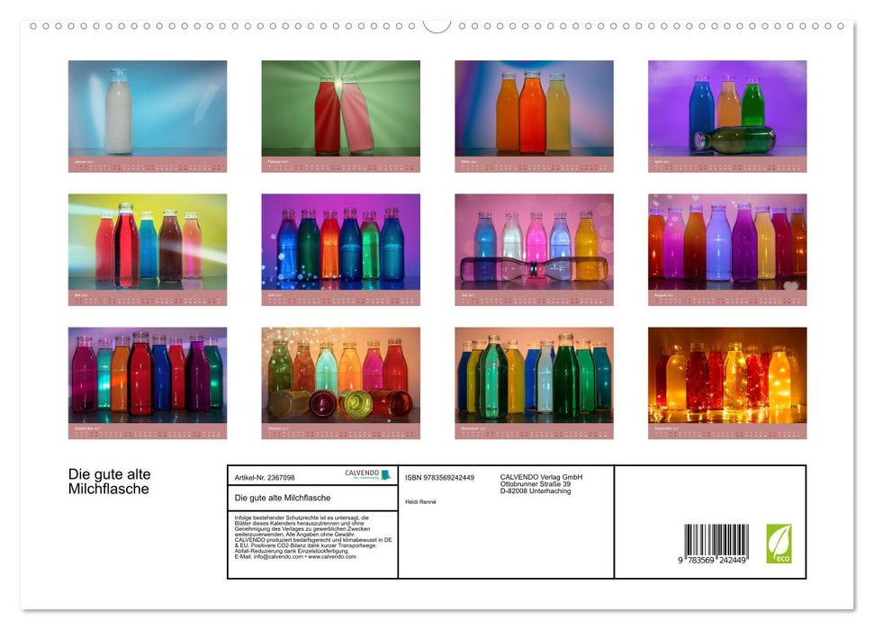 Die gute alte Milchflasche (CALVENDO Premium Wandkalender 2027)