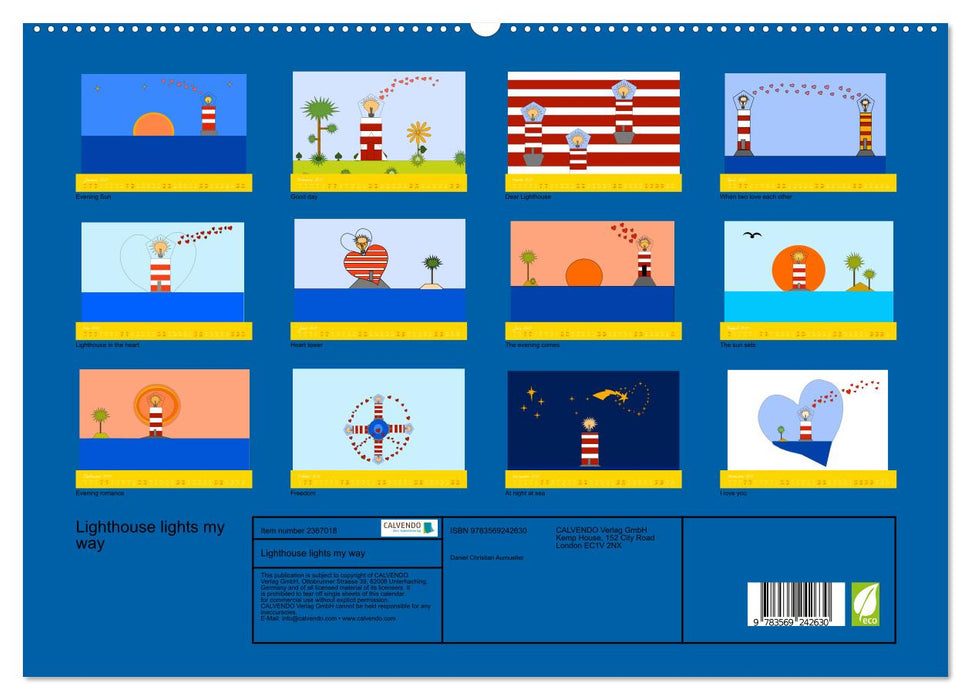 Lighthouse lights my way (CALVENDO Premium-Calendar 2027)