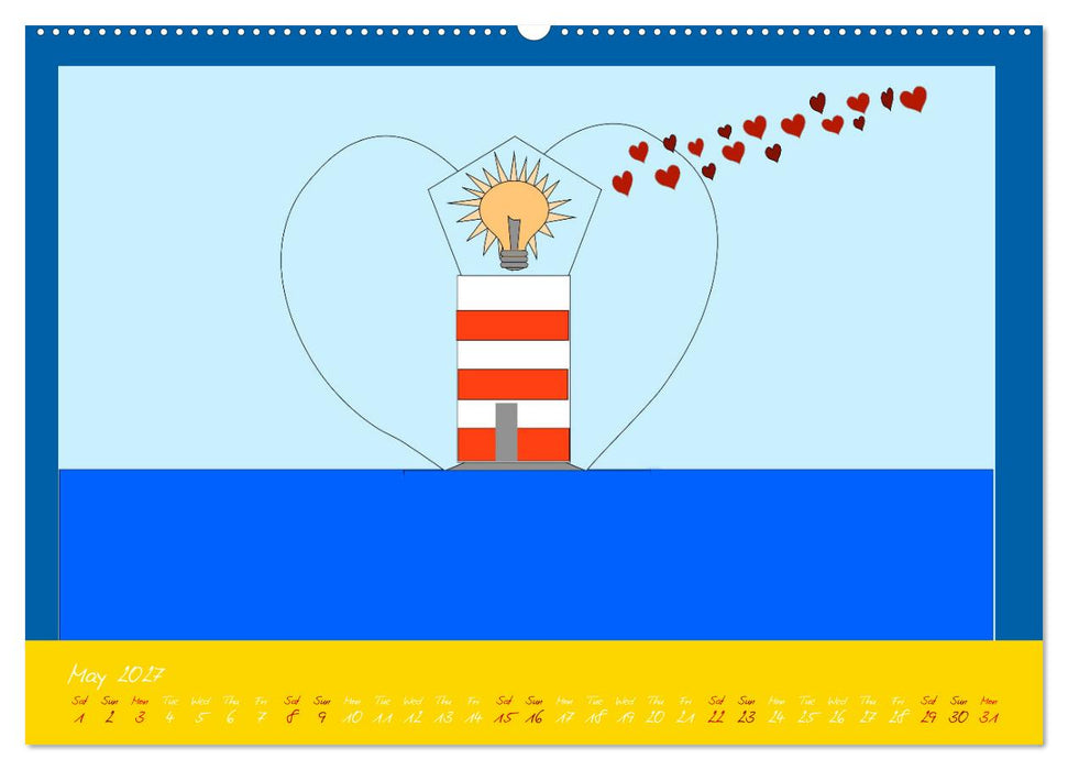 Lighthouse lights my way (CALVENDO Premium-Calendar 2027)