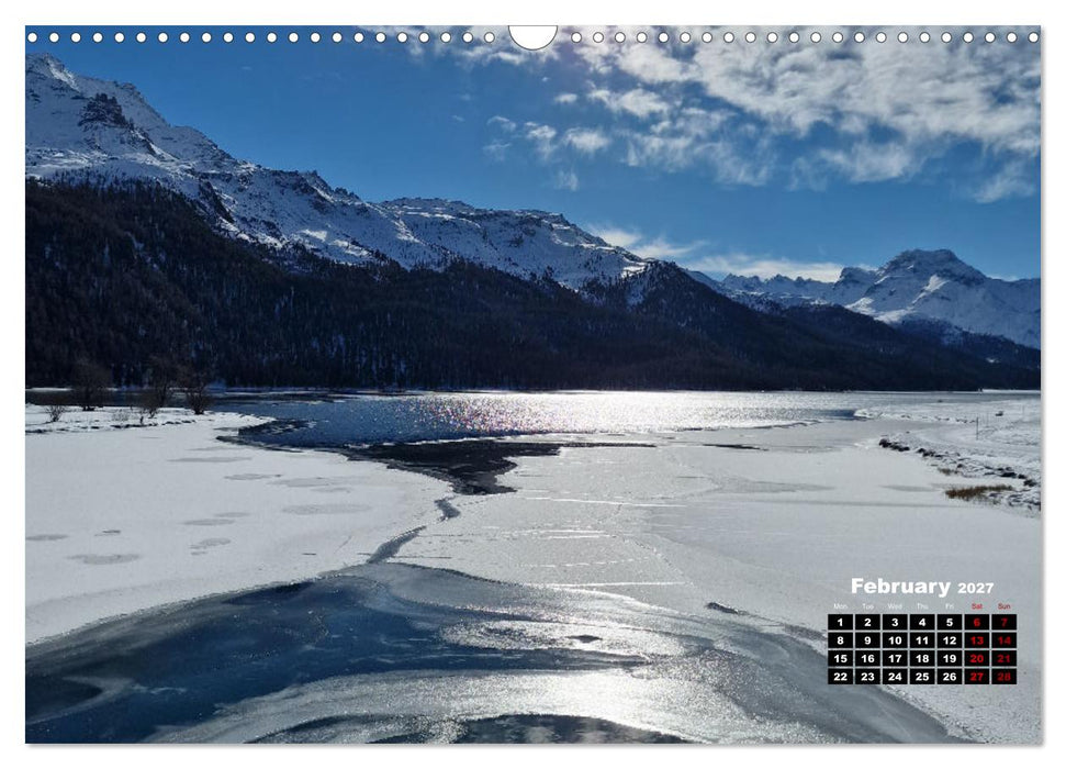 Engadine 2027 - Nature and landscapes (CALVENDO Monthly Calendar 2027)