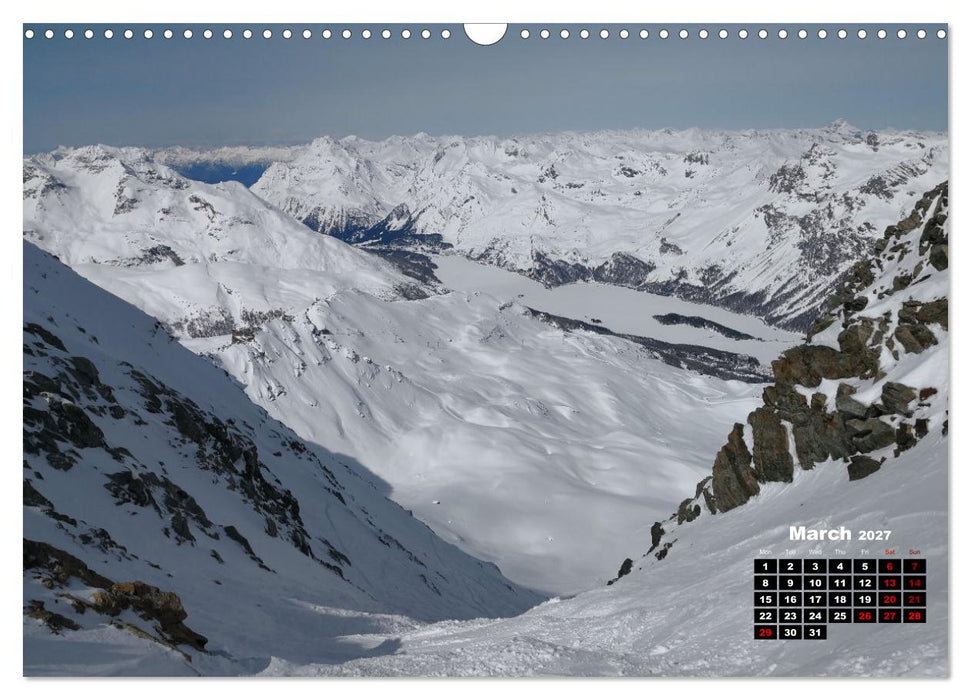 Engadine 2027 - Nature and landscapes (CALVENDO Monthly Calendar 2027)
