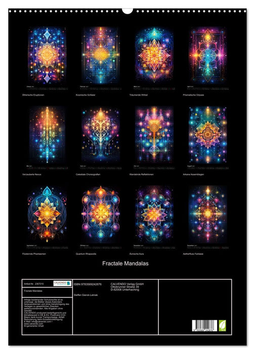 Fractale Mandalas (CALVENDO Wandkalender 2027)
