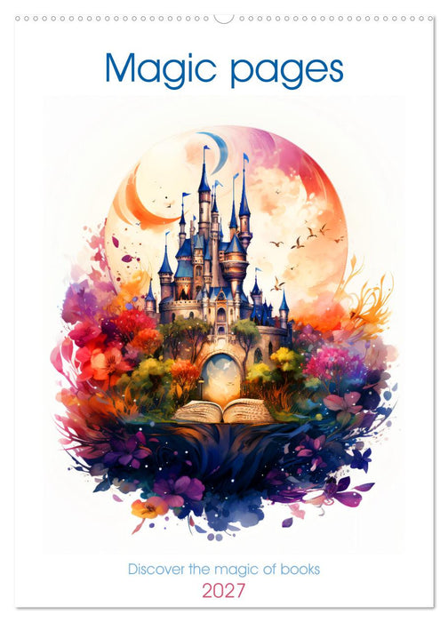 Magic pages - Discover the magic of books (CALVENDO Monthly Calendar 2027)