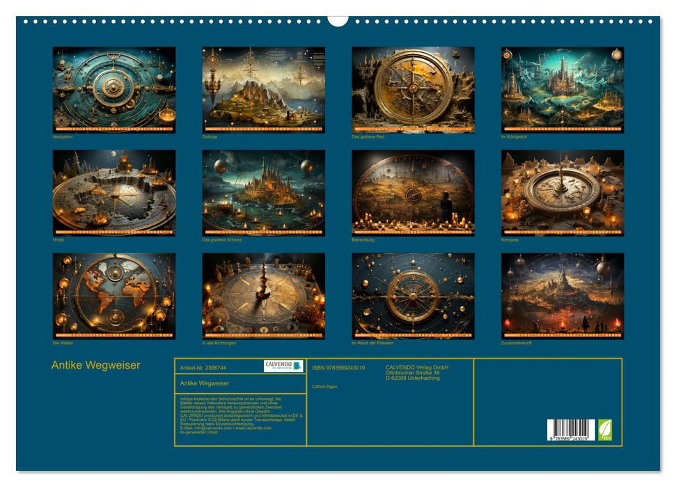 Antike Wegweiser (CALVENDO Wandkalender 2027)