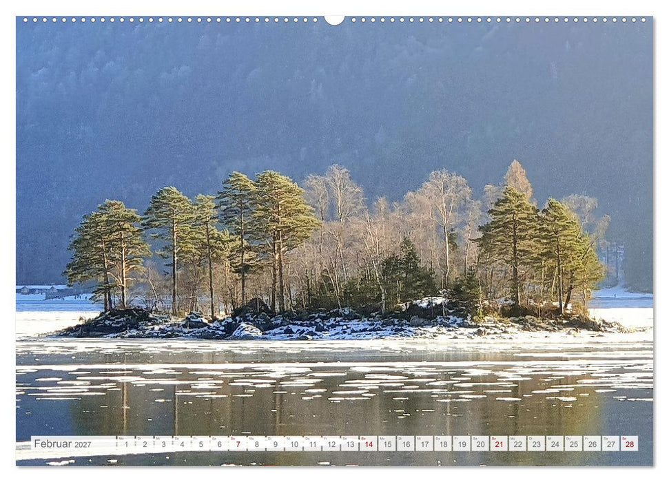 Mein Eibsee - Die Perle unterhalb der Zugspitze im Jahresverlauf (CALVENDO Premium Wandkalender 2027)