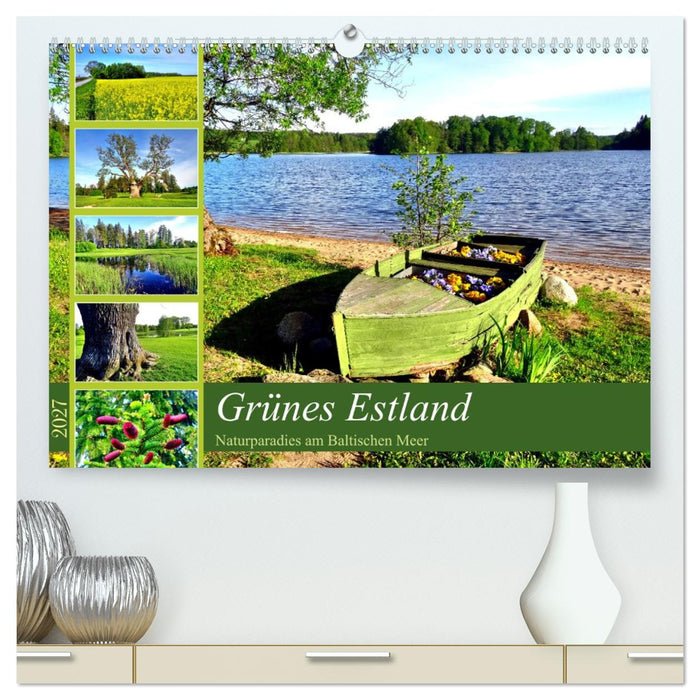 Grünes Estland - Naturparadies am Baltischen Meer (CALVENDO Premium Wandkalender 2027)