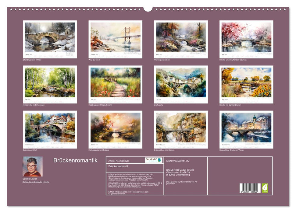 Brückenromantik (CALVENDO Wandkalender 2027)