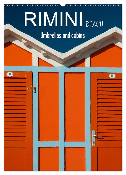 Rimini beach Umbrellas and cabins (CALVENDO Monthly Calendar 2027)