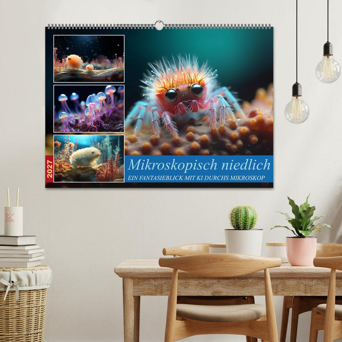 Mikroskopisch niedlich (CALVENDO Wandkalender 2027)