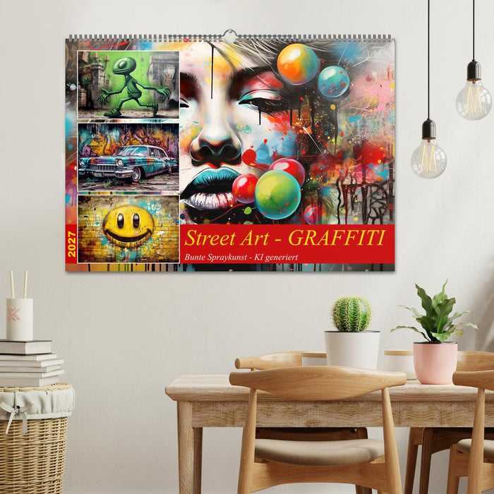 Street Art Graffiti (CALVENDO Wandkalender 2027)