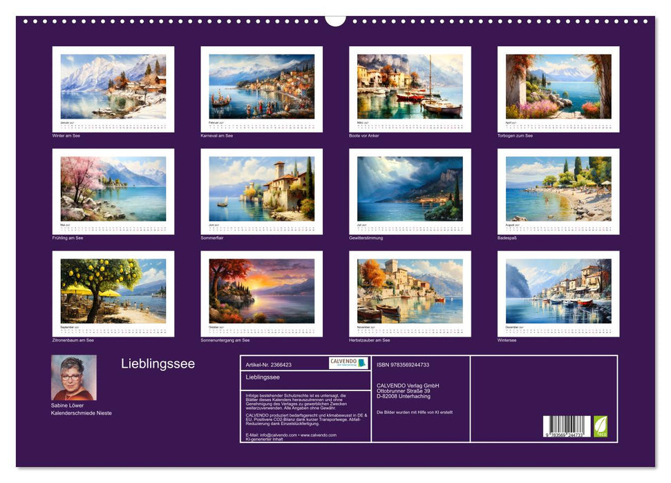 Lieblingssee (CALVENDO Wandkalender 2027)